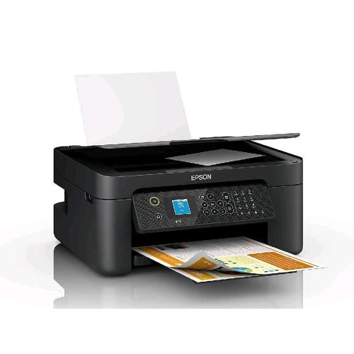 EPSON WORKFORCE WF-2910DWF STAMPANTE MULTIFUNZIONE COLORE INK-JET A4 STAMPA FRONTE RETRO SCANSIONE COPIA FAX DISPLAY LCD 3.7CM WIFI ETHERNET STAMPA DA MOBILE E SU CLOUD AIRPRINT BLACK
