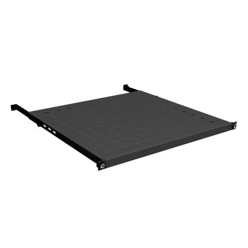 Mensola per Rack 19'' 550-650 mm 0.5U Nero 4 Punti