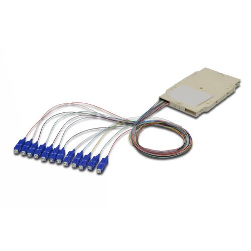 Cassetta di Giunzione Attrezzata con 12 Pigtail Fibra Monomodale OS2 SC/APC 9/125 2m