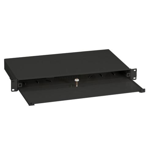 Box Ottico Versione Scorrevole 1U Senza Pannello Frontale Nero