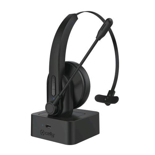 CELLY CUFFIE WIRELESS MONO SMARTWORKIN CUFFIE CON PER TELEFONO CELLULARE TABLET PC NOTEBOOK