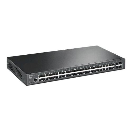 TP-LINK SWITCH 48P GIGABIT 4SLOT SFP+ 10GE MANAGED L2+ 1P USB 1P RJ45