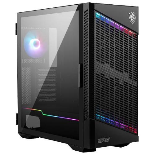 MSI MPG VELOX 100P AIRFLOW CASE MID-TOWER E-ATX ATX MATX MINI-ITX 1xVETRO TEMPERATO 7 SLOT ESPANSIONE 2xUSB3.1 1xUSB-C BLACK
