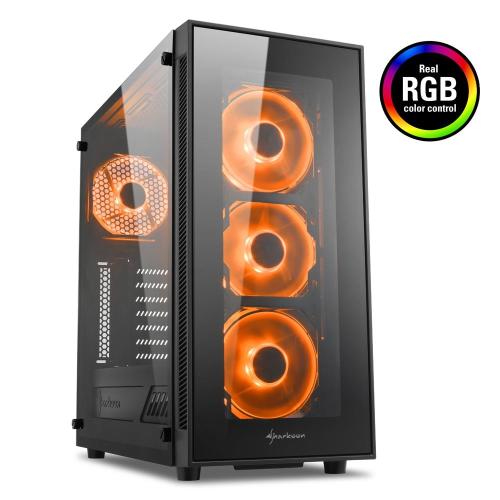 SHARKOON TG5 PRO RGB MIDI TOWER NERO