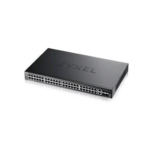 ZYXEL XGS2220-54-EU0101F SWITCH MANAGED LAYER 3 LITE STACKABLE 48 porte Gigabit + 2 porte 10GbE MultiGigabit + 4 porte 10 Gigabit SFP+ MONTABILE A RACK