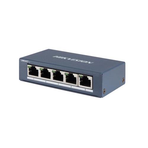 HIKVISION DS-3E0505-E SWITCH NON GESTITO 5 PORTE GIGABIT 10/100/1000