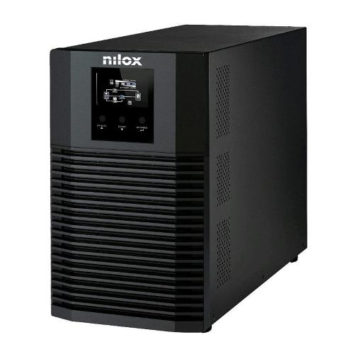 NILOX NXGCOLED456X9V2 UPS ON LINE PRO LED 4500VA 3.150W 4XPRESE CON TECNOLOGIA A DOPPIA CONVERSIONE PROTEGGE SERVER WORKSTATION RETI LAN E COMPUTER DA BLACKOUT CON TECNOLOGIA ONLINE NERO