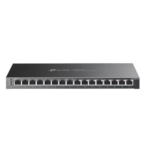 TP-LINK JETSTREAM TL-SG2016P SWITCH GESTITO 16 PORTE GIGABIT 8 PORTE PoE+
