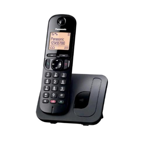 PANASONIC KX-TGC250JTB CORDLESS DECT CON VIVAVOCE BLOCCO CHIAMATE BLACK