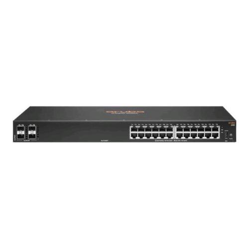 HPE ARUBA 6100 24G 4SFP+ SWITCH GESTITO L3 24 x 10/100/1000 + 4 x 1 Gigabit / 10 Gigabit SFP+ MONTABILE SU RACK