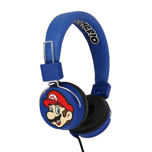 OTL MARIO AND LUIGI CUFFIE CON FILO JACK 3.54 MM REGOLABILI BLU