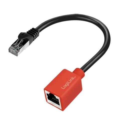 Adattatore RJ45 Cat.6A Classe EA Break Away Protezione Antistrappo 20cm