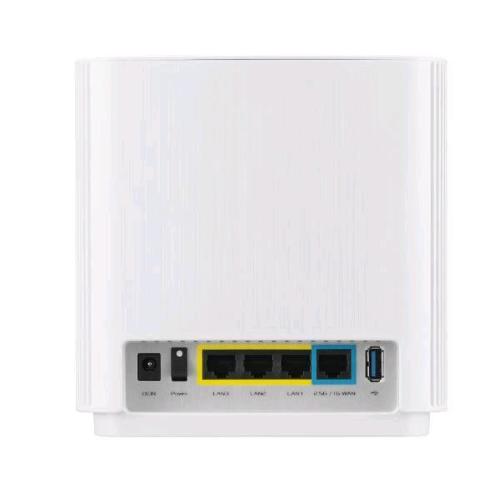 ASUS ZENWIFI XT9 ROUTER ESTENSIBILE SISTEMA WIFI 6 MESH TRIBANDA AX7800 FINO A 530 M2 WIFI A 7.8 GBPS 3 SSID SICUREZZA DI RETE E CONTROLLI PARENTALI PORTA 2.5 G COLORE NERO 1PZ