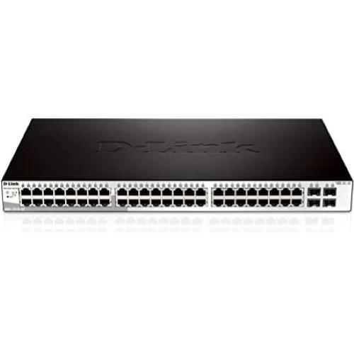 D-LINK DGS-1210-52/ME SWITHC GESTITO L2 - 48 x 10/100/1000 + 4 x Gigabit SFP MONTABILE SU RACK