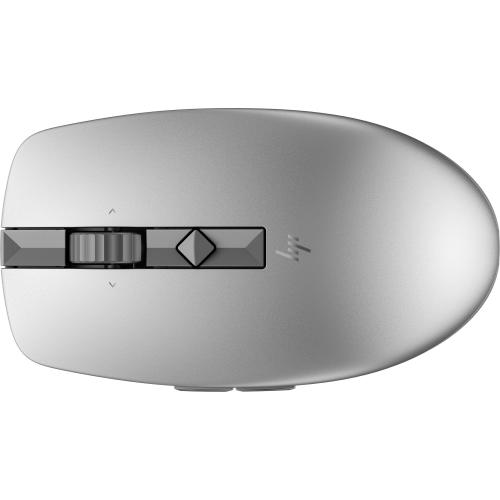HP PC 710 MOUSE RECHARGEABLE SILENZIOSO OTTICO 3.000 DPI 6 PULSANTI SCORIMENTO IPERVELOCE COMPATTO NERO