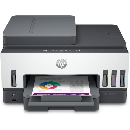 HP SMART TANK 7605 STAMPANTE MULTIFUNZIONE INK JET A COLORI A4 WI-FI USB 15ppm 4800 x 1200