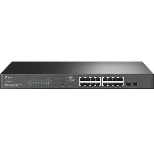 TP-LINK JETSTREAM TL-SG2218P SWITCH L2/L2+ 16 x 10/100/1000 (PoE+) + 2 x SFP PoE+ (150 W) MONTABILE A RACK