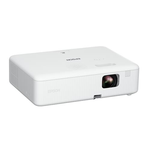 EPSON CO-W01 VIDEOPROIETTORE 3000 ANSI LUMEN 3LCD WXGA CONNESSIONE USB/HDMI CORREZIONE TRAPEZOIDALE INTERFACCIA AUDIO/VIDEO MHL ALTOPARLANTE PROIEZIONE FINO 378" BIANCO