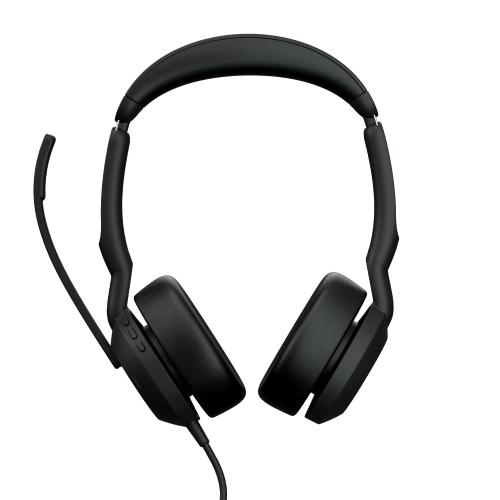 JABRA EVOLVE2 50 UC-USB-A CUFFIE CON MICROFONO OVER EAR ELIMINAZIONE ATTIVA DEL RUMORE NERO
