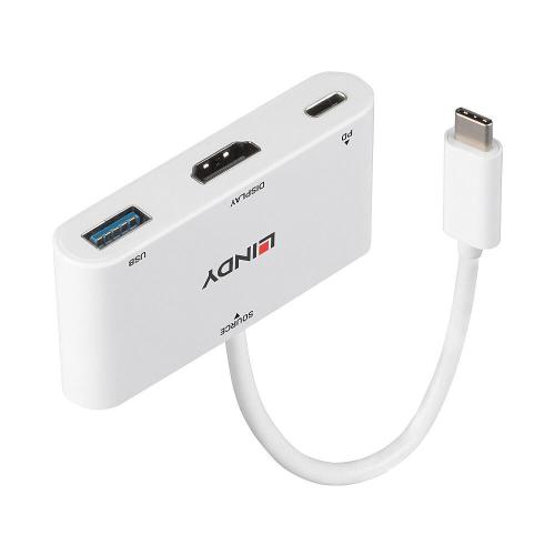 CONVERTER USB 3.1C-HDMI USBA + P.D.