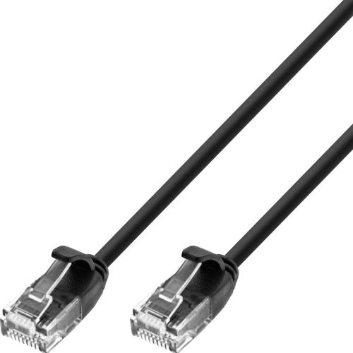 Cavo Patch di Rete Cat.6 UTP Slim 5m Nero