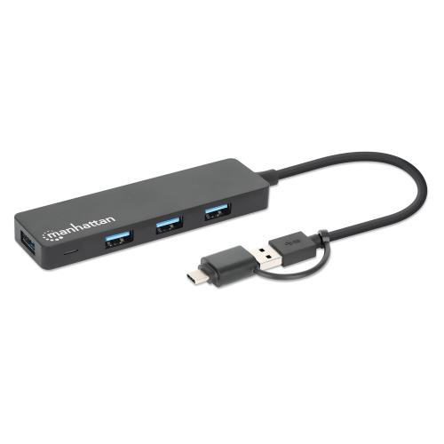 Hub USB 3.2 Gen1 4 Porte Combo USB-A e USB-C&trade;