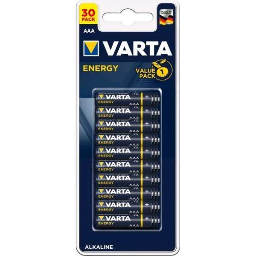 VARTA LONGLIFE POWER BLU BATTERIE MINISTILO AAA 1.5 V ALCALINE IN BLISTER CONF 30 Pz.