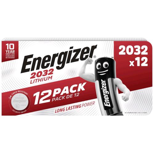 ENERGIZER CR2032 BATTERIA A BOTTONE AL LITIO 3V CONF 12 Pz.