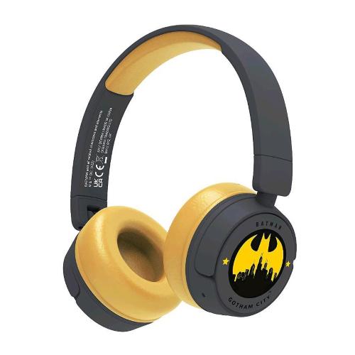 OTL DC0984 CUFFIE WIRELESS PER BAMBINI BATMAN GOTHAM CITY GRIGIO