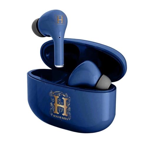 OTL HP0962 CUFFIE AURICOLARI WIRELESS BLUETOOTH HARRY POTTER IN-EAR CON CUSTODIA DI RICARICA BLU