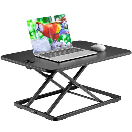Convertitore da Scrivania In Piedi Postazione di Lavoro Sit Stand Ultra Slim Altezza Regolabile