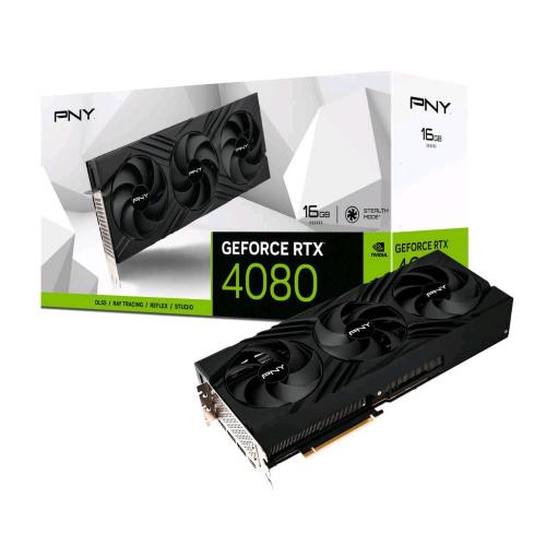 PNY NVIDIA GEFORCE RTX 4080 SCHEDA GRAFICA 16GB GDDR6X TF EDIZIONE VERTO 256 BIT 3xDISPLAYPORT 1xHDMI PCI EXPRESS 4.0 x16