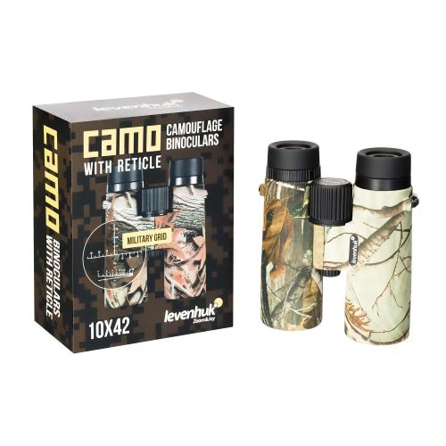 Binocolo con reticolo Levenhuk Camo 10x42