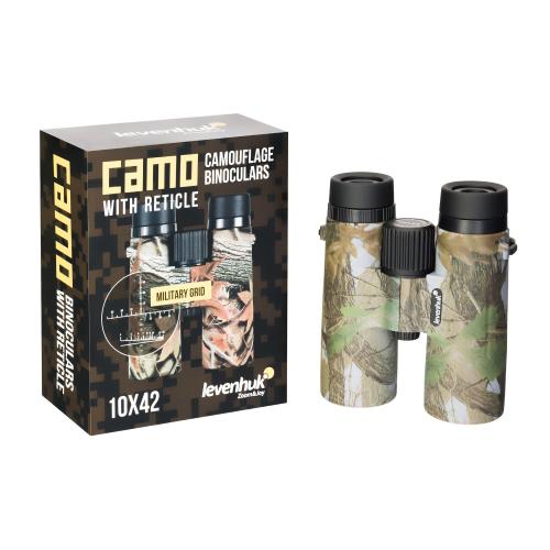 Binocolo con reticolo Levenhuk Camo 10x42