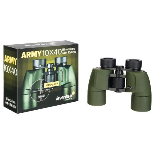 Binocolo con reticolo Levenhuk Army 10x40