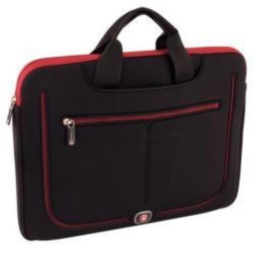 FREECOM RESOLUTION 13 BORSA PER NOTEBOOK DA 13" IN NEOPRENE 2 SCOMPARTI NERA/ROSSA