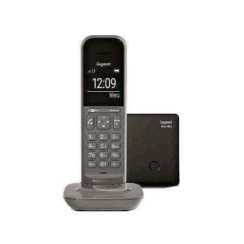 GIGASET CL 390 CORDLESS DECT RUBRICA TELEFONICA 150 NUMERI FUNZIONE BABY MONITOR DARK GREY