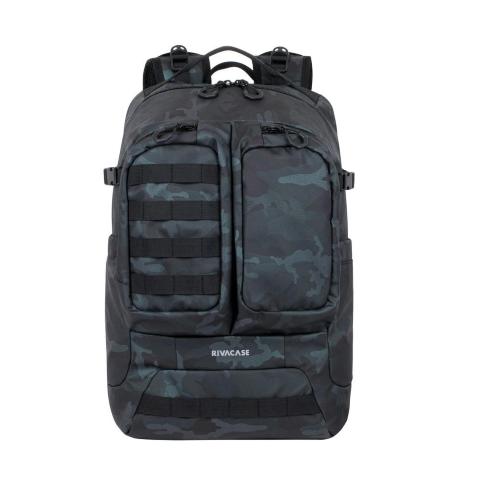 RIVACASE ZAINO NOTEBOOK FINO A 15.6" IN POLIESTERE IDROREPELLENTE GRIGIO MIMETICO