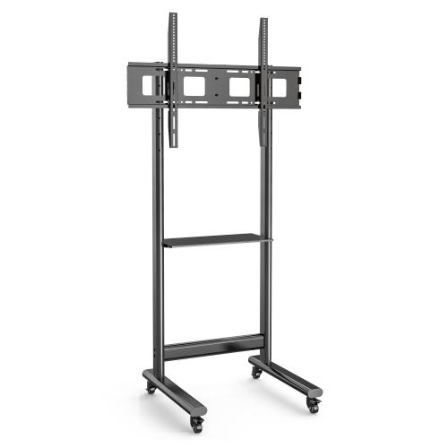 Supporto da Pavimento TV LCD/LED 50-90'' Altezza Regolabile con Mensola