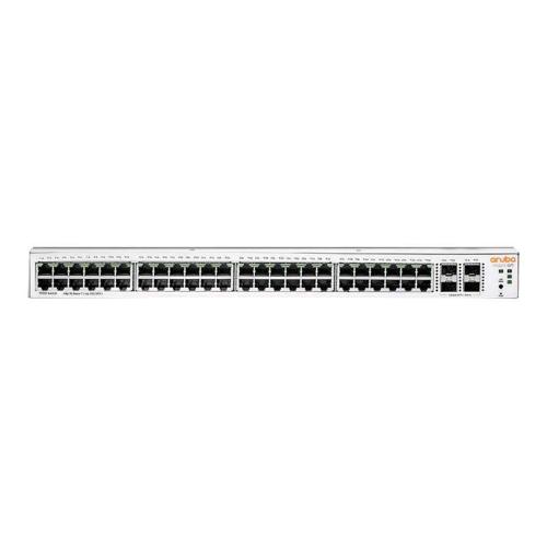 HPE ARUBA INSTANT ON 1930 48G CLASS4 PoE SWITCH GESTITO 48 x 10/100/1000 (PoE) + 4 x 1 Gigabit / 10 Gigabit SFP+ PoE 370 W MONTABILE A RACK