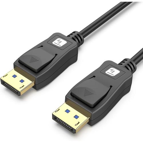 Cavo Audio/Video DisplayPort 2.1 M/M 10K 2m Nero