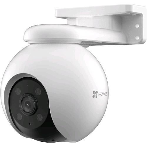 EZVIZ H8 PRO 2K TELECAMERA IP DA ESTERNO/INTERNO MOTORIZZATA 2K 3MP WI-FI LAN SFERICA VISIONE NOTTURNA 30 m IR BIANCA
