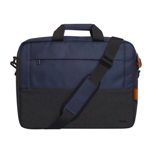 TRUST LISBOA BORSSA PER NOTEBOOK FINO A 16" NERO/BLU