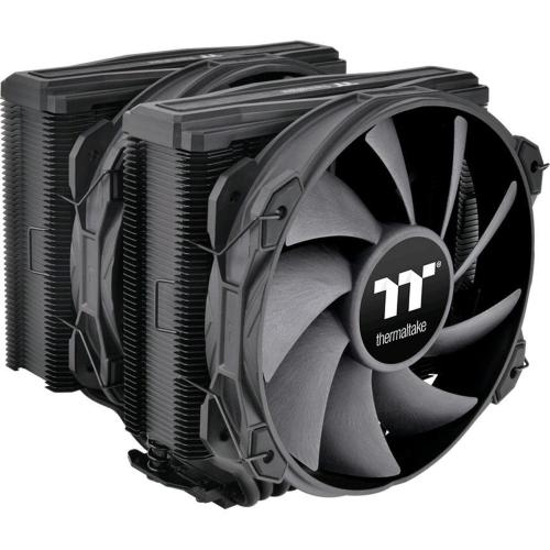 THERMALTAKE TOUGHAIR 710 BLACK CPU COOLER DISSIPATORE DOPPIA VENTOLA DA 140mm 1.400rpm 140 x 140 x 25 BLACK