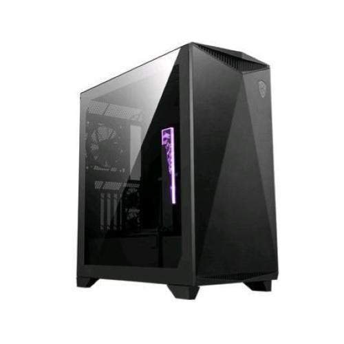 MSI MPG GUNGNIR 300P AIRFLOW CASE MIDI TOWER 3+1 VENTOLE INSTALLATE 120MM ILLUMINAZIONE LED PANNELLO IN VETRO TEMPERATO COLORE NERO