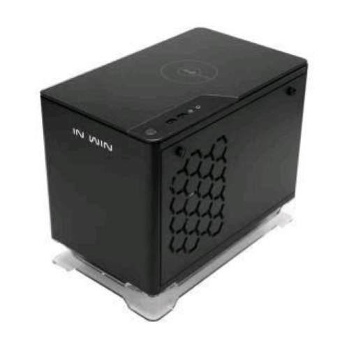 INWIN A1 RGB CUBE CASE MINI TOWER MINI ITX ALIMENTATORE 600W 80 PLUS BRONZE INCLUSO PANNELLO IN VETRO TEMPERATO BLACK