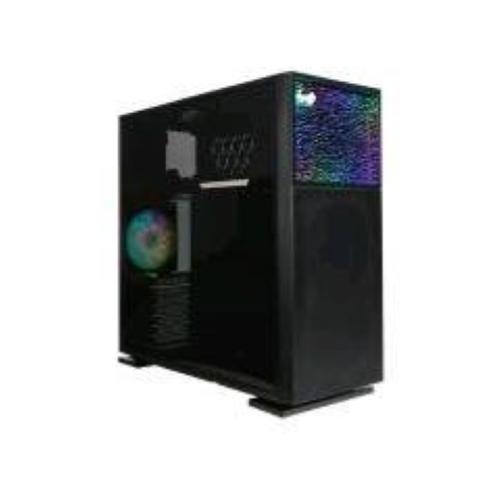 INWIN N515 CASE MIDI TOWER ATX 4 VENTOLE ILLUMINAZIONE LED RGB PANNELLO IN VETRO TEMPERATO BLACK