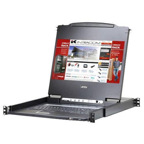 Console KVM Switch DVI USB LCD 17.3'' Full HD da rack 19'', CL6700MW
