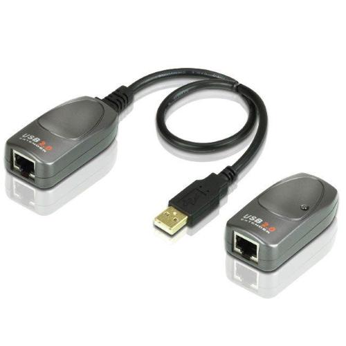 Extender USB su Cavo di rete RJ45 Cat.5e/6 fino 60m, UCE260-AT-G