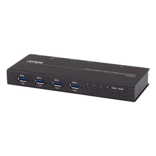 Switch Hub Industriale USB 3.2 Gen 1, 4 x 4, US3344I